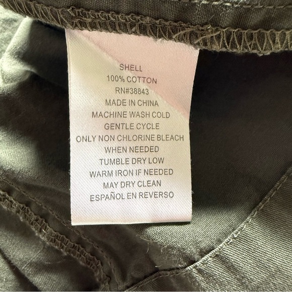 BAR III Army Green XS Utility Safari Cotton Field Jacket Size Extra Small - Picture 13 of 15